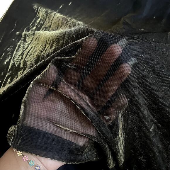 Ashley Stewart Gold Maxi Skirt - Picture 3 of 5